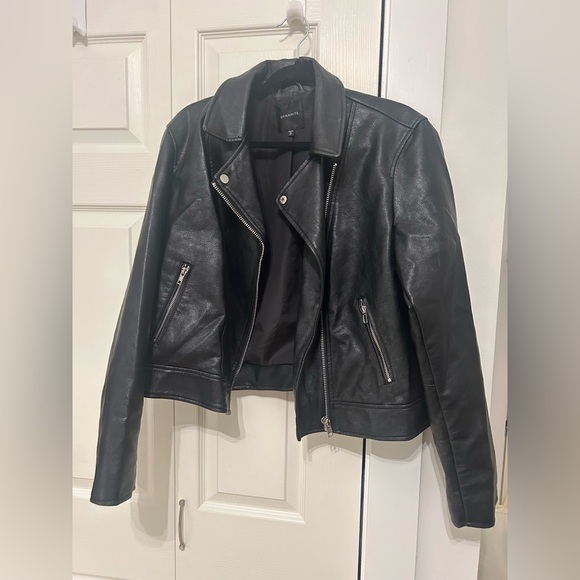 Dynamite Jackets & Blazers - Dynamite Black (Faux) Leather Jacket
